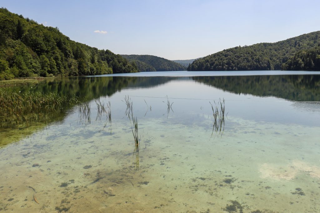 Ausblick und glasklares Wasser - der Prošćansko jezero